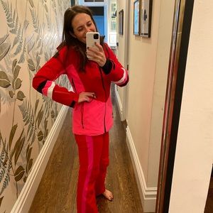 Bogner Fire+Ice Davi pink and red ski jacket BNWT Sz XS